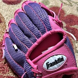 New Franklin Pink and Purple Baseball Glove